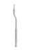 Osteotome with stop, concave, offset, 3.25mm
