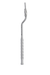 Osteotome with stop, concave, offset, 4mm