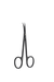 IRIS Scissors, curved Black
