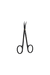 IRIS Scissors, curved Black