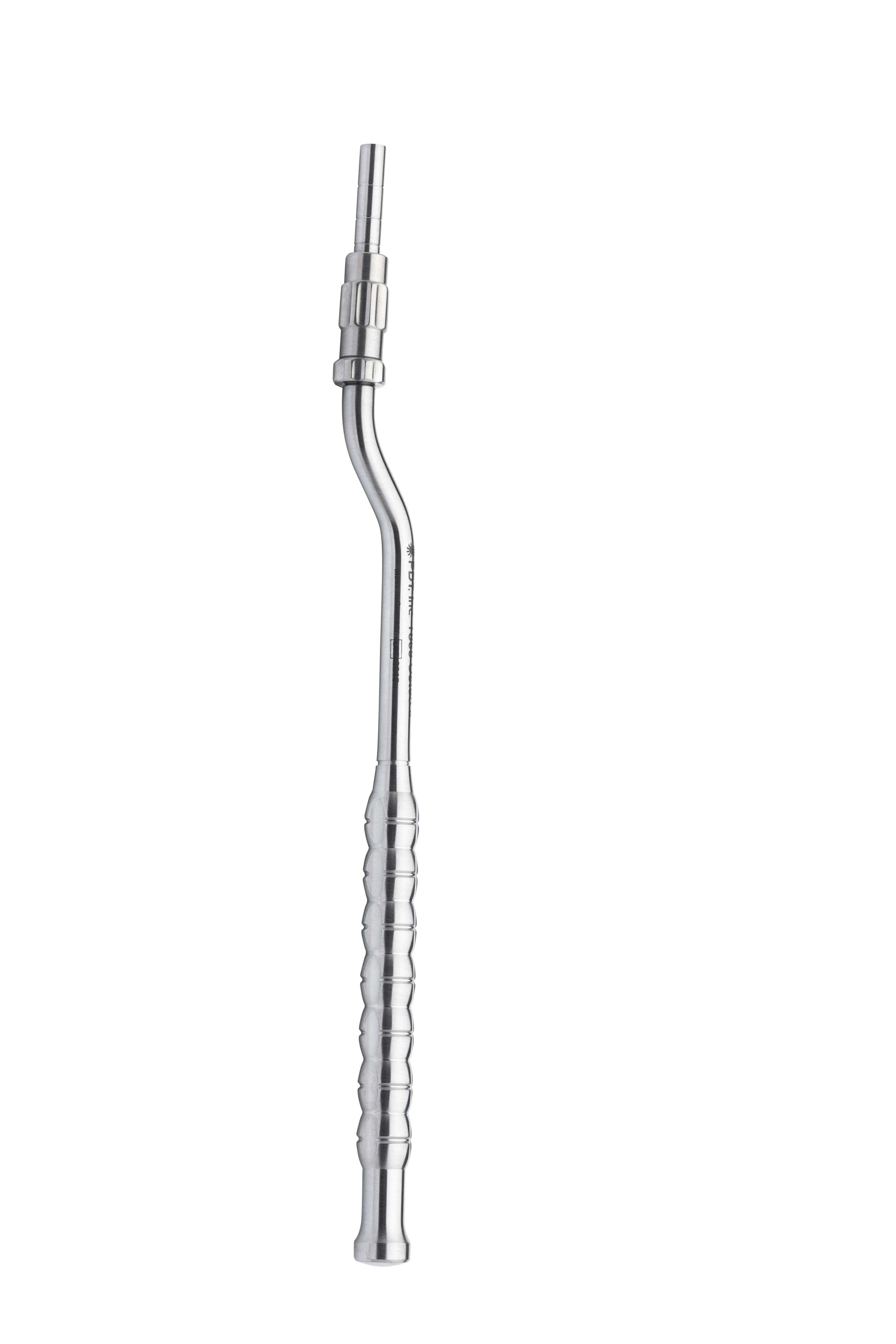 Osteotome with stop, concave, offset, 4mm