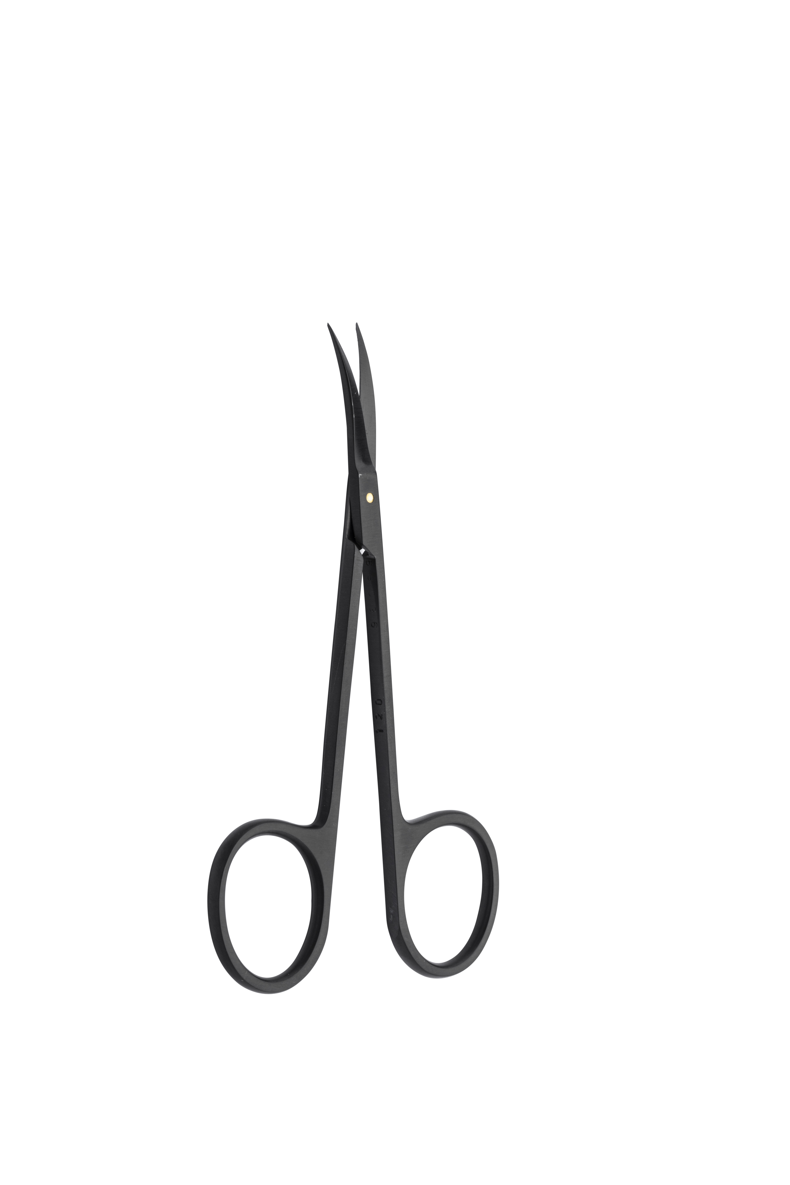 IRIS Scissors, curved Black